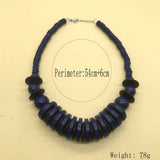 Vintage Wooden Beads Round Wooden Beads Necklace_Cwmm4730