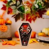 HALLOWEEN PUMPKIN PENDANT WITH LIGHT IN WOODEN BOX_CWMM1769