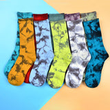 Tie-Dyed Street Skateboard Socks_Cwms0252