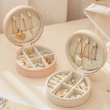 Round High-End Simple Jewelry Storage Box_Cwaje1536