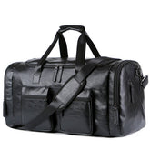 MENS PU LEATHER TRAVEL BAG EXTRA LARGE_CWAB5173