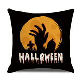 HALLOWEEN PLAID PRINT PILLOWCASE_CWMM1354