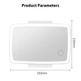 SHATTERPROOF LED CAR MAKEUP MIRROR WITH LIGHT_CWMM5640