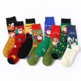 THICK WARM TERRY CHRISTMAS SOCKS_CWMS1021