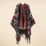 NEW WINTER SLIT WARM ETHNIC STYLE SHAWL_CWMM2098