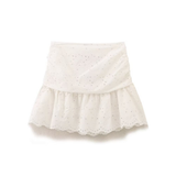Womens Cutout Embroidery Skirt, Casual Elegance_Cwdsd8343