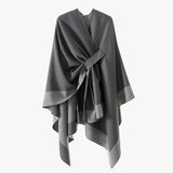 NEW DOUBLE SIDED SOLID COLOR WARM SHAWL FOR WOMEN_CWMM2084