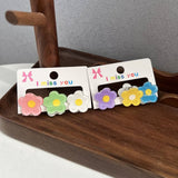 CHILDRENS BUNNY EAR BEAR 3 PACK FLOWER HAIRPINS_CWAHA1849