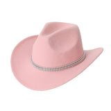 Wool Cowboy Hat With Triple Rhinestone Bands_Cwah3639