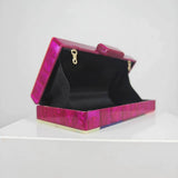 Marble Acrylic Pearl Clutch Stylish Crossbody Bag_Cwab5961