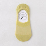 SOLID COLOR BREATHABLE COTTON SHORT SOCKS_CWMS048