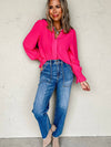 Pullover V-Neck Long-Sleeved Casual Ruffled Shirt