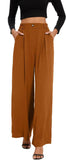 Tight High-Waisted Straight-Leg Wide-Leg Pants