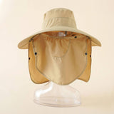 OUTDOOR SUNSHADE AND FACE SHADING BUCKET HAT_CWAH1410