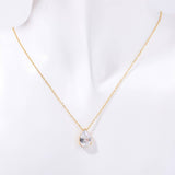 TEARDROP ZIRCON DECEMBER BIRTHSTONE NECKLACE_CWMM5534