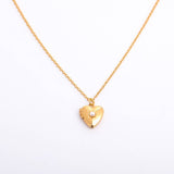 NEW DECEMBER BIRTHSTONE HEART NECKLACE_CWMM3754