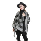 NEW FASHION SPLIT PLAID TRAVEL SHAWL FOR WOMEN_CWMM2097