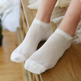 Women'S Solid Color Mesh Breathable Socks_Cwms2044