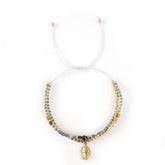 RICE BEAD HAND WOVEN MULTI LAYERED BRACELET_CWAB4633