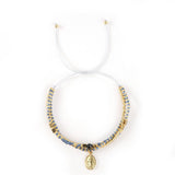 RICE BEAD HAND WOVEN MULTI LAYERED BRACELET_CWAB4633