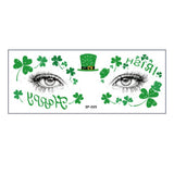 LUCKY CLOVER FACE STICKERS WATERPROOF TATTOOS_CWMM8373