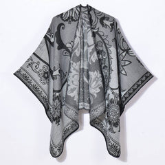 Vintage Cashew Pattern Cardigan Shawl_Cwasc0950