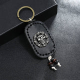 MENS DOUBLE SIDED SKULL CAR KEYCHAIN_CWMM5022