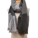 LARGE PLAID SCARF UNISEX WINTER WRAP SHAWL_CWASC0867