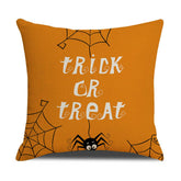 FUNNY LETTER PRINT HALLOWEEN PUMPKIN PILLOWCASE_CWMM1348
