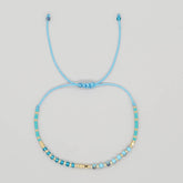 GRADIENT COLOR CRYSTAL FLAT BEAD BRACELET_CWMM3816