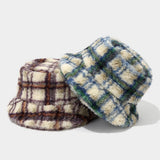 Trendy Plush Bucket Hat For Women Winter_Cwah04619