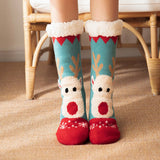 CHRISTMAS STOCKING PLUSH INDOOR SLIPPERS_CWMS0723