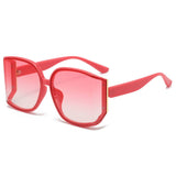 ANTI UV LARGE FRAME POLYGONAL CURVED SUNGLASSES_CWASG0392