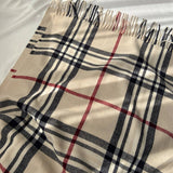 PLAID SCARF WARM FRINGE WINTER WRAP_CWASC1467