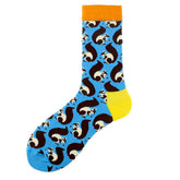 FUN CARTOON PRINTED MID TUBE SOCKS CREW SOCKS_CWAH1118
