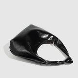 GLOSSY CLOUD SHOULDER BAG WITH MINIMALIST DESIGN_CWAB5705