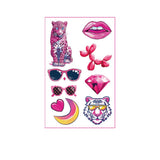 PINK COWGIRL TATTOOS CUTE BACHELORETTE STICKERS_CWMM8385