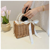Simple And Fashionable Straw Small Square Bag_Cwab2311