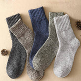 5 PAIRS OF CASUAL THICK COTTON SOCKS_CWMS0682