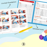 HANDMADE DIY DOLL CROCHET MATERIAL PACKAGE_CWMM0825