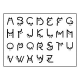 COUPLE CAT LETTER TATTOOS WATERPROOF LASTING_CWMM8223