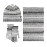 Winter Striped Gradient Scarf Three-Piece Set_Cwmm2869