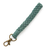 BOHO HANDMADE WOVEN STRIPE KEYCHAIN WRIST STRAP_CWAB5015