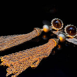 EXQUISITE TASSEL DROP EARRINGS_CWAJE1120