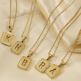 FASHION 26LETTER STAINLESS STEEL PENDANT NECKLACE_CWAJE0678