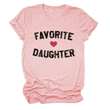 Trendy Short Sleeve Top For Women, Print Design