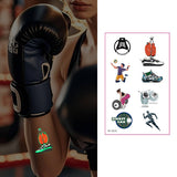 GLOW IN THE DARK SPORT TATTOOS SWEATPROOF SET_CWMM8387