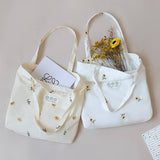 Casual Large Cotton Tote Bag, Artistic Design_Cwab5633