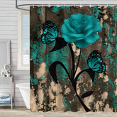 FLOWER BATHROOM ISOLATION SHOWER CURTAIN_CWMM1801
