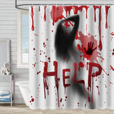 HALLOWEEN EASTER WATERPROOF SHOWER CURTAIN_CWMM1807